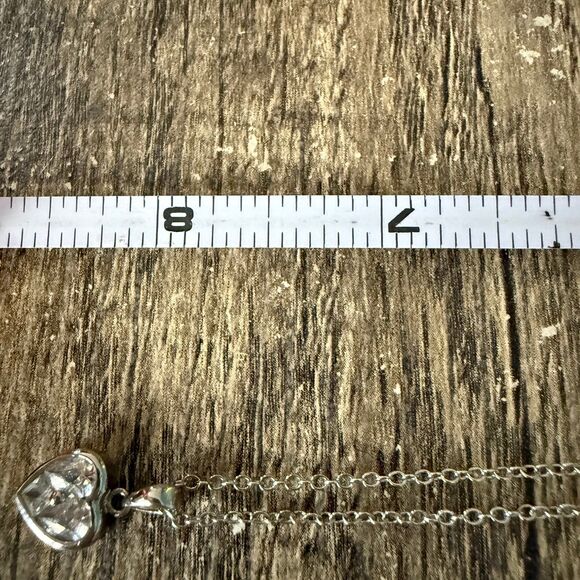 CZ by Kenneth Jay Lane Heart Necklace - Picture 10 of 12